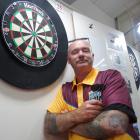 Oamaru Club darts section and central region darts president Jason Milne at the Oamaru Club,...