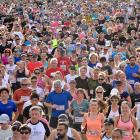 More than 1000 runners and walkers hauled themselves out of bed yesterday morning for the Surf to...