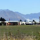 A light aircraft lands at Wanaka airport. PHOTO: STEPHEN JAQUIERY 