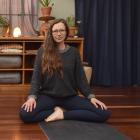 Brittany Mason (left) and Saskia Seeling opened their yoga and meditation business at the...