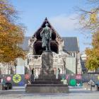 Godley Statue, Cathedral Square.