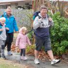 Out for some family exercise on Lower Styx Rd, Spencerville.