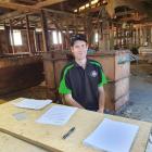 First place . . . Chairman Hamish Holland takes the top spot for Timaru's Young Farmer of the...