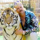 Joe Exotic, the eponymous Tiger King and one of his rugs in waiting. Photo: Supplied 