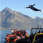 No, it’s Hamish Walker, MP for Clutha-Southland in last year’s Queenstown Winter Festival birdman...