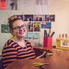 Unafraid . . . Jewellery artist Antonia Boyle loves experimenting with different materials....