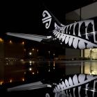 Air New Zealand’s first-half trading more than doubled profits; pictured is the unveiling in...