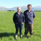 Outstanding in their field ... Anna and Ben Gillespie are the winners of this year’s Otago...