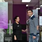 Only UR's Beauty Parlour co-owners Sukhbir Kaur (left) and Jasmeet Madan open their business for...