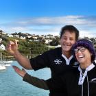 Jackie Morison and Dave Hart, on their vessel Hansel, have been in their bubble at Oamaru Harbour...