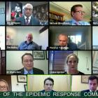 The Epidemic Response Committee sits on Wednesday. PHOTO: PARLIAMENT TV 