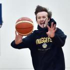 Otago Nuggets guard Josh Aitcheson gets in some training at the Edgar Centre last week. PHOTO...