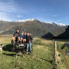 Family time ... Covid-19 lockdown has meant being able to spend more time on the farm with his...