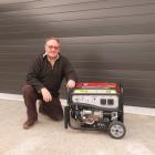 Former Delta engineer Steve Tilleyshort has a generator on stand-by. PHOTO: JARED MORGAN