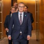 Health Minister David Clark and Director General of Health Dr Ashley Bloomfield. Photo: Getty Images
