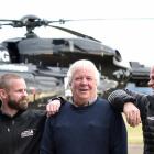 Barry Johnston, of Wanaka, reunites with Otago Rescue Helicopter flight paramedic Craig Didham ...