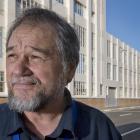 Dunedin Hospital project programme director Mike Barns in front of the soon-to-be-demolished...