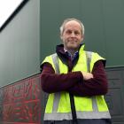 Kaan’s general manager Peter Deans stands outside the company’s new building at the corner of...