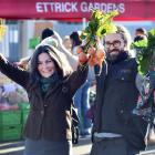 Henry Hatherly and his mum, Susie Hatherly, of Dunedin, enjoy being able to shop locally for...