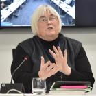 Otago Regional Council chairwoman Marian Hobbs during yesterday’s council meeting in Dunedin....