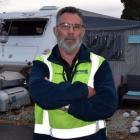 Mosgiel Caravan Park manager and tenant Richard Wallis is refusing to leave his home despite its...