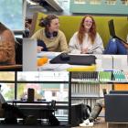 Studying for exams ... University of Otago students (clockwise from top left) Ella Redmond (20),...