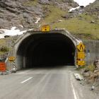 The eastern portal of the Homer Tunnel. Photo by Craig Baxter.