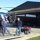 Wilkin River Jets and Backcountry Helicopters owner operators Harvey Hutton and his daughter...