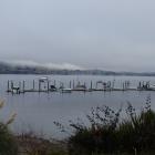 Fog and low cloud over Lake Wanaka this morning. Photo: Kerre Waterworth