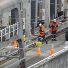 Workers on the Roxburgh Dam — the rest of the Teviot Valley used to hum as much as the dam does....