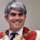 Aaron Hawkins is New Zealand's only Green Party mayor. Peter McIntosh/ODT