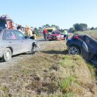 Two vehicles were involved in a collision on Kaka Point Rd near the intersection with Factory Rd...