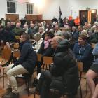 About 120 people filled the Brighton Community Hall last night as Dunedin City Council staff...