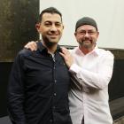 Invercargill GP Dr David Sar Shalom (left) and artist Ari Edgecombe led a workshop to help...