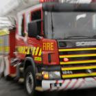 Firefighters are battling a blaze in Bluff. Photo: NZ Herald
