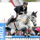 Clarke Johnstone rides Balmoral Sensation at the Horse of the Year event at the Hawke’s Bay A&amp...