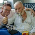 Rose Williams and Darryl Hawker, photographed on Tuesday when he still had hope he could fight...