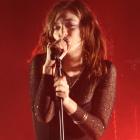 Lorde launches her home tour in Dunedin Town Hall last night. Photo: Christine O'Connor