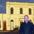 Waitaki Mayor Gary Kircher outside Oamaru’s former i-Site building at the intersection of lower...