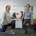 Looking from her desk, Bronwyn Hughes, of the University of Otago School of Physical Education,...