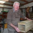 Hampden resident Peter Whitehead kept himself busy during lockdown by making predator traps for...