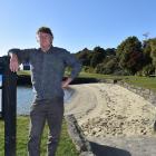 Simon Blake, of Broad Bay, is concerned about losing part of the beach and reserve in Broad Bay,...