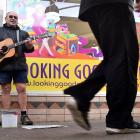Dunedin busker Jackson Caine may not be able to play in his usual spot in Albion Lane if a...