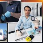 Various types of testing being carried out by the TDDA's staff including hair and urine samples....