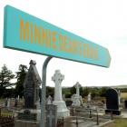 A sign points the way to Winton’s famous grave.PHOTO: GERARD O’BRIEN