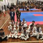 Dunedin Taekwondo Club members show off the medals they won at the Hyeon Mu Taekwondo New Zealand...