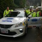 Dunedin North Community Patrol Charitable Trust members (from left) vice chairman Balazs Kiglics,...