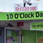 The 10 O'clock Dairy has been targeted before. Photo: ODT files