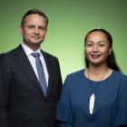 Green Party co-leaders James Shaw and Marama Davidson. PHOTO: GETTY IMAGES