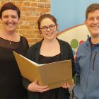 Polson Higgs business development manager Donna Hall, Startup Dunedin general manager Rachel...